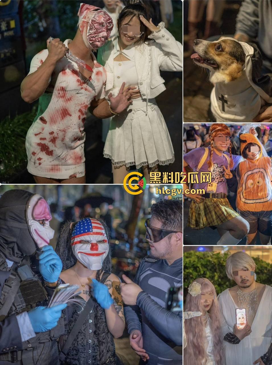 上海中山公园coser夜晚集体发疯，唱歌玩得嗨被带走！场面混乱如甄嬛传翻拍！-2