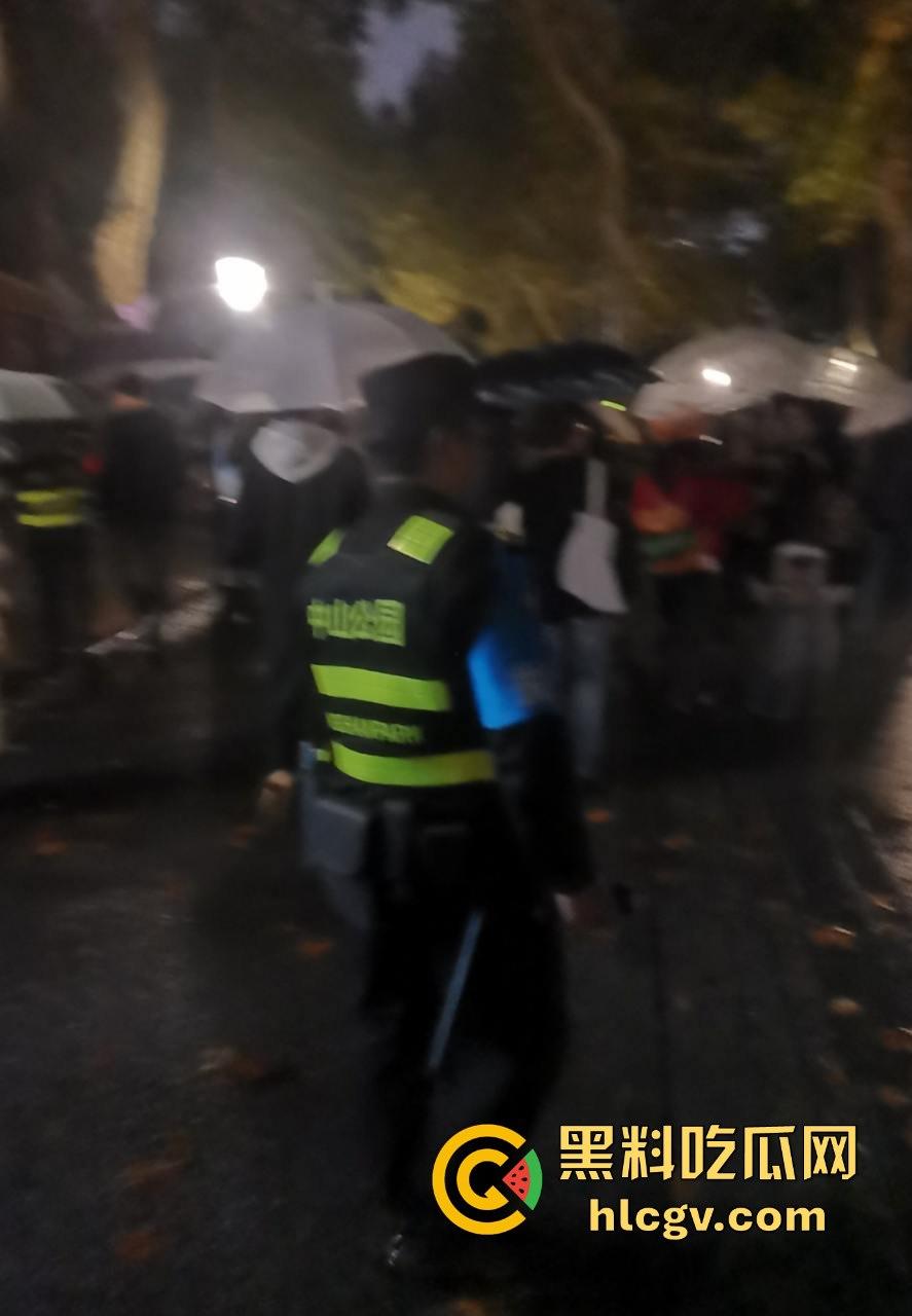 上海中山公园coser夜晚集体发疯，唱歌玩得嗨被带走！场面混乱如甄嬛传翻拍！-15